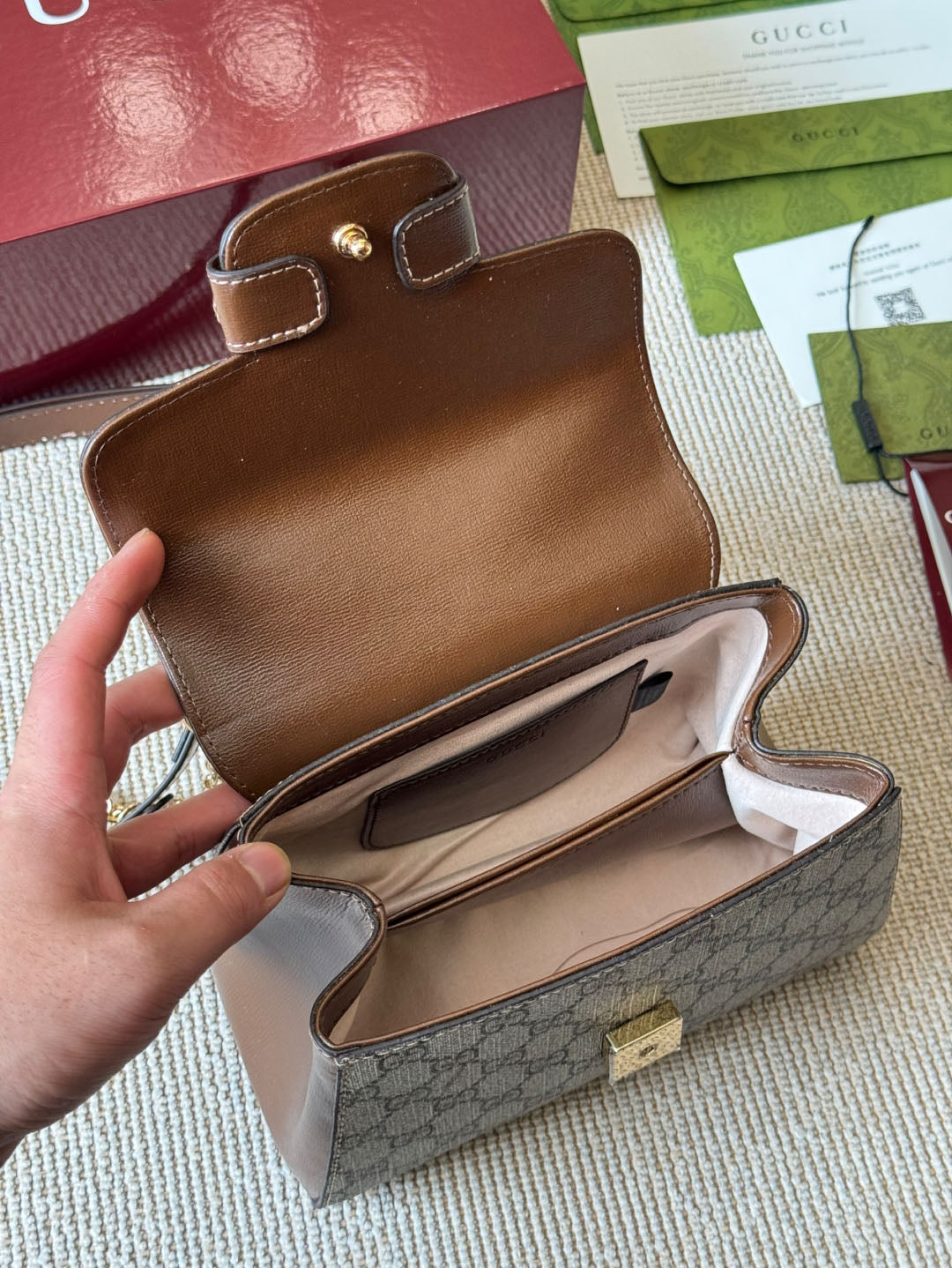 GG 1955 Horsebit Handbag 1825051205