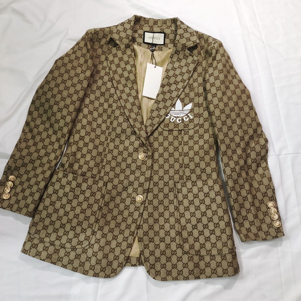 Letter Embroidery Single Row Suit XC0823091101