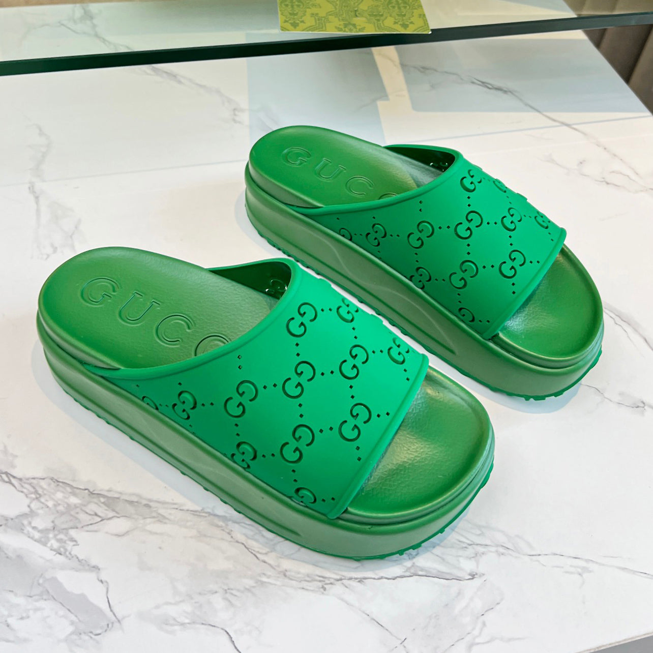 G logo ice cream platform slippers XC16061203
