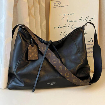 High-end black carryall tote bag 1824032203