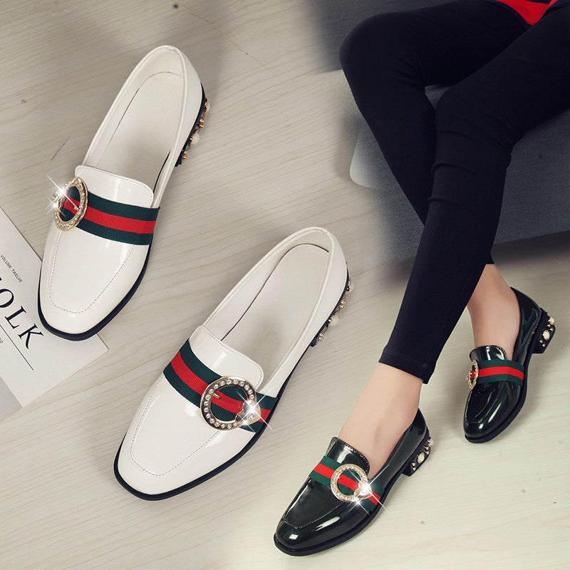 New Round-Toe Mary Jane Slip-On Casual Fashion Women's Shoes 1025090102