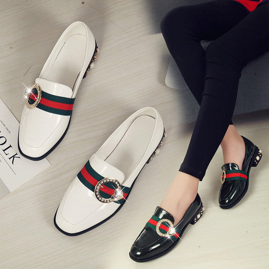 New Round-Toe Mary Jane Slip-On Casual Fashion Women's Shoes 1025090102