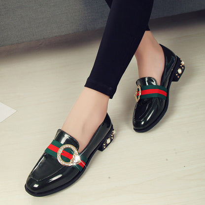 New Round-Toe Mary Jane Slip-On Casual Fashion Women's Shoes 1025090102