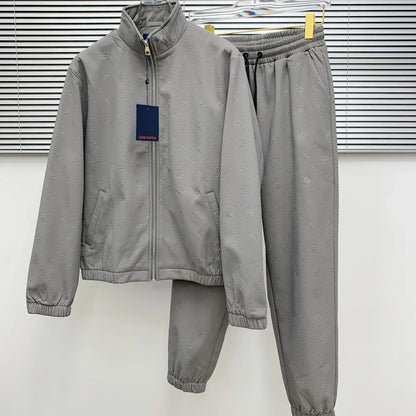 Top Embossed Casual Suit 1024121816