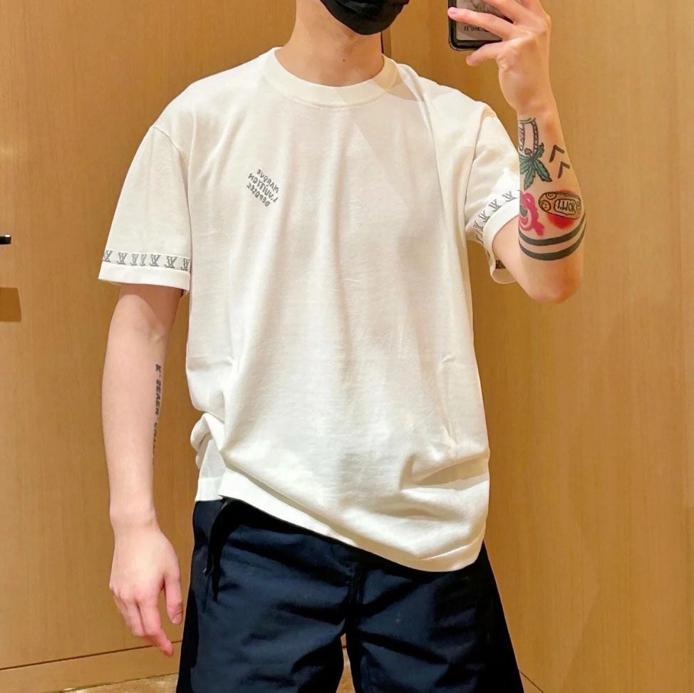 LV  Knitted short-sleeved T-shirt unisex 1825052209
