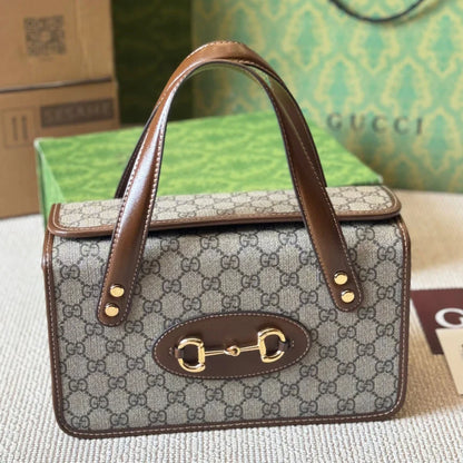 Horsebit Horse Street Buckle Box Bag 1025060908