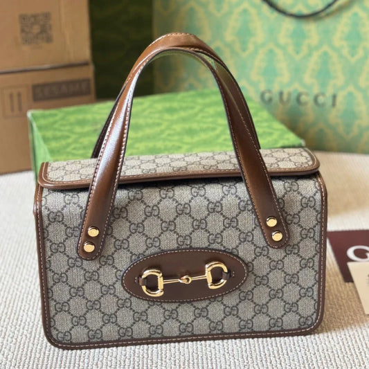 Horsebit Horse Street Buckle Box Bag 1025060908