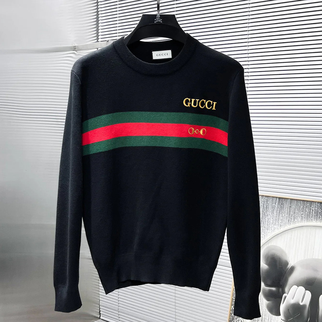 New wool blend round neck long sleeve jumper 1024122010