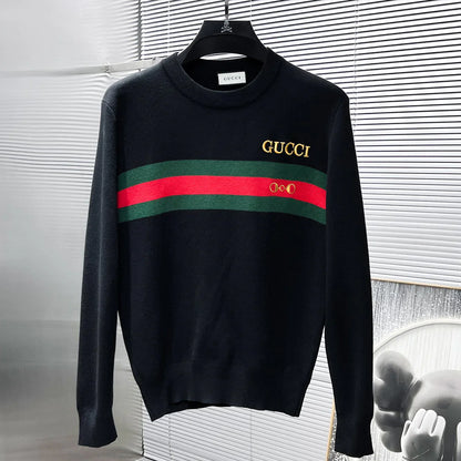 New wool blend round neck long sleeve jumper 1024122010