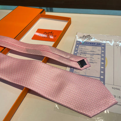 Geometric H pattern tie 1824053001