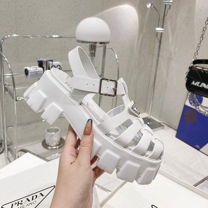 P luxury leather sandals XC0723081601