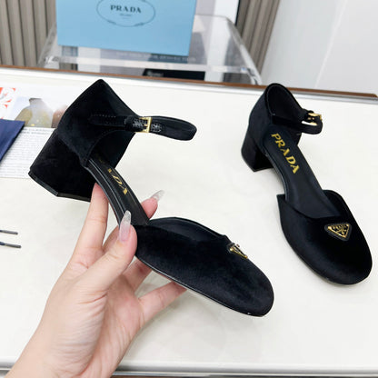 New Lambskin Fashionable and Versatile Women's Shoes Sandals 1024022316