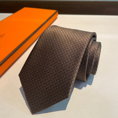 Geometric H pattern tie 1824053001