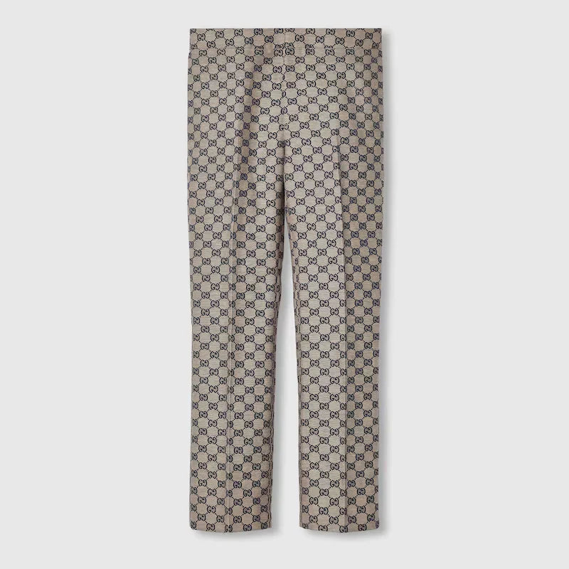 GG WOMEN LINEN BLEND CANVAS PANT 1025051601