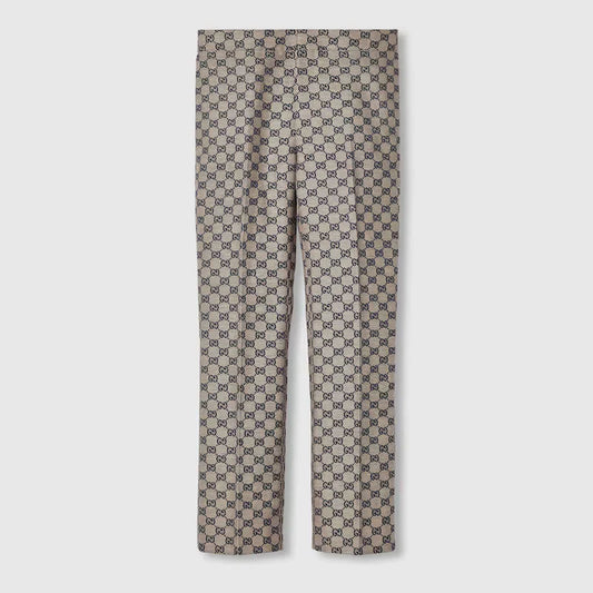 GG WOMEN LINEN BLEND CANVAS PANT 1025051601