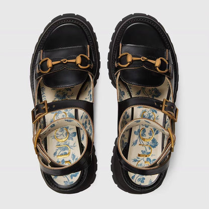 G Horsebit platform sandals 1824061308