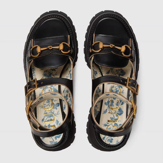 G Horsebit platform sandals 1824061308