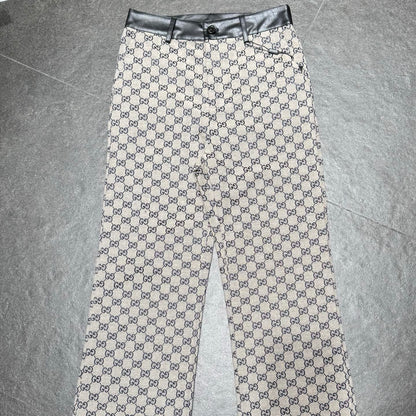 GG Paneled leather suit 1825040808