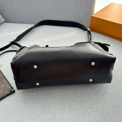 High-end black carryall tote bag 1824032203
