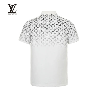 New Fashion Gradient Printed Polo Short Sleeves 1024032138