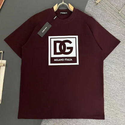 DG Printed Cotton Short Sleeve T-Shirt 3D1025042905