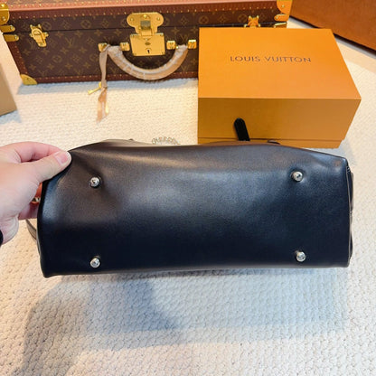 High-end black carryall tote bag 1824032203