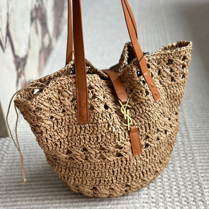 YSL straw handbag 0724041105