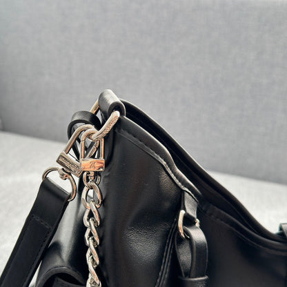 High-end black carryall tote bag 1824032203
