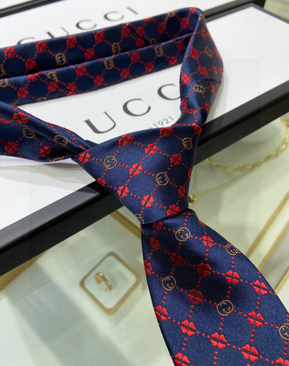 GG four-leaf clover tie 1824060504