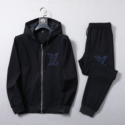 Men's printed casual sportswear two-piece set WB12061904