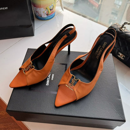 Y Leather slingback pumps 1825022001