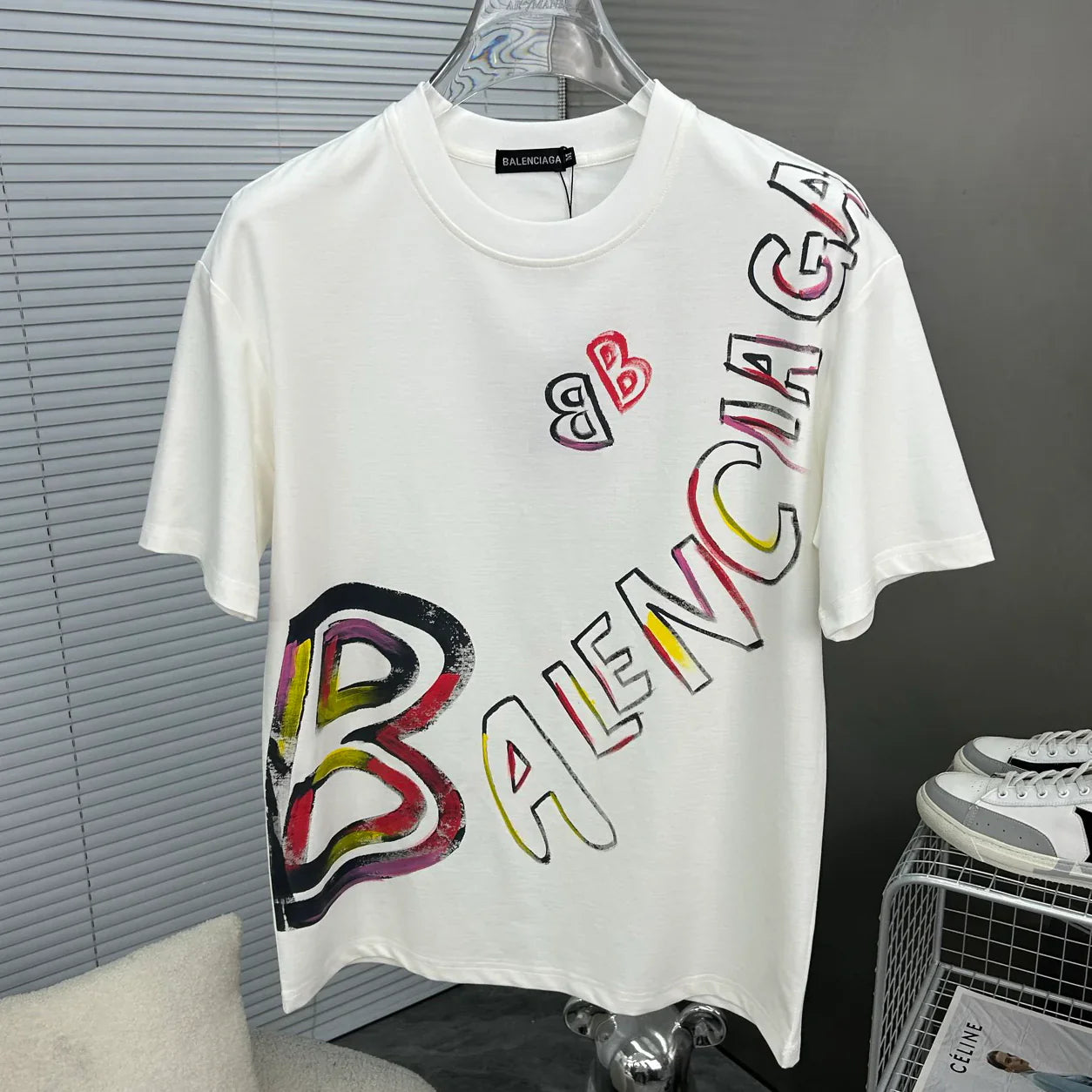 New short-sleeved round neck t-shirt 3D1025031103