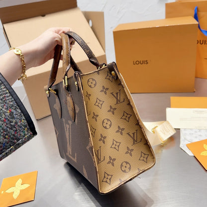 New Double Color Matching Tote Bag Small XC16060304