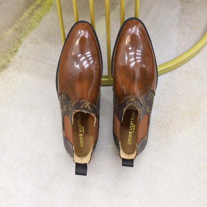 logo Classic Men's and Women's Luxury Chelsea Boots