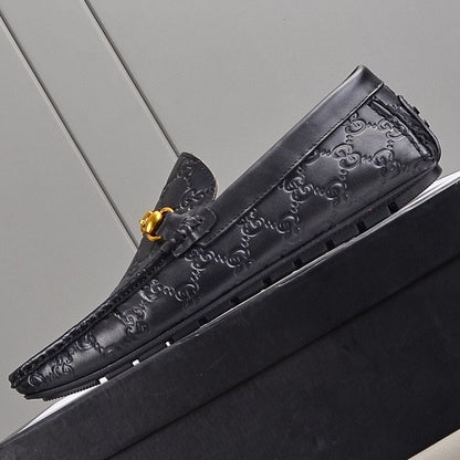 Men's embossed loafers 1824053102