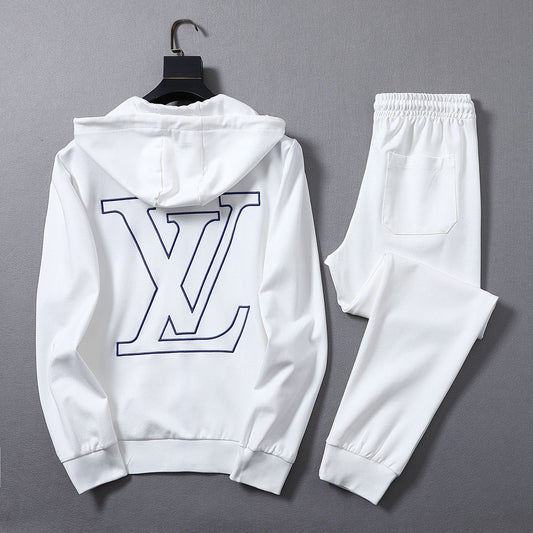 Men's printed casual sportswear two-piece set WB12061904