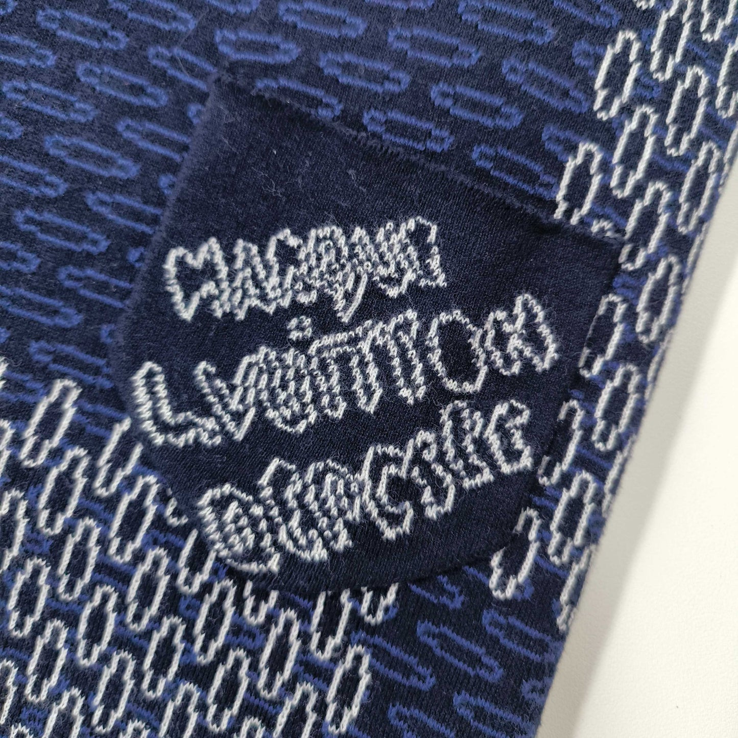 LV  Checkerboard mercerized cotton knitted short sleeves 1825022817