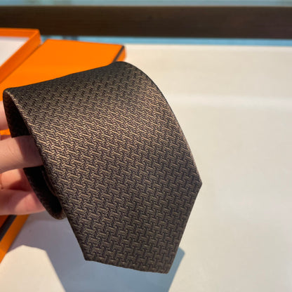 Geometric H pattern tie 1824053001