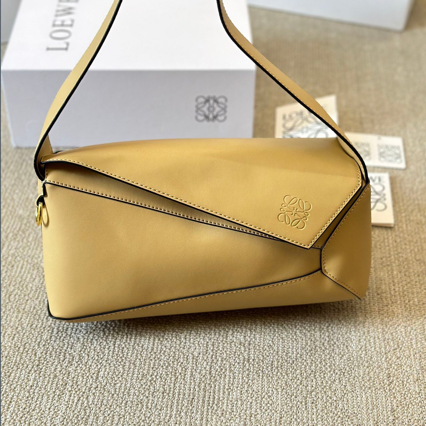 LOE 24 calfskin puzzlehobo shoulder bag XC24100902