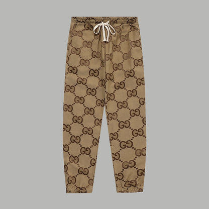 Jacquard all over print trousers XC0823072606