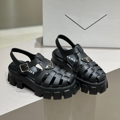 P luxury leather sandals XC0723081601