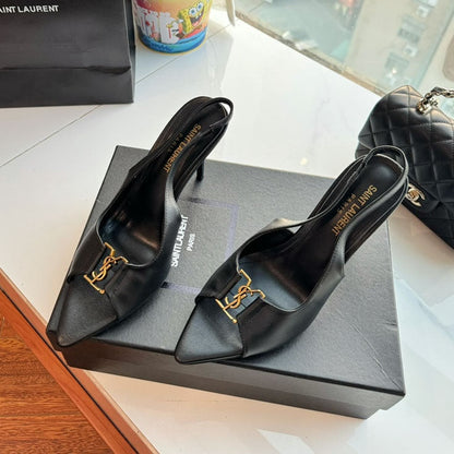 Y Leather slingback pumps 1825022001