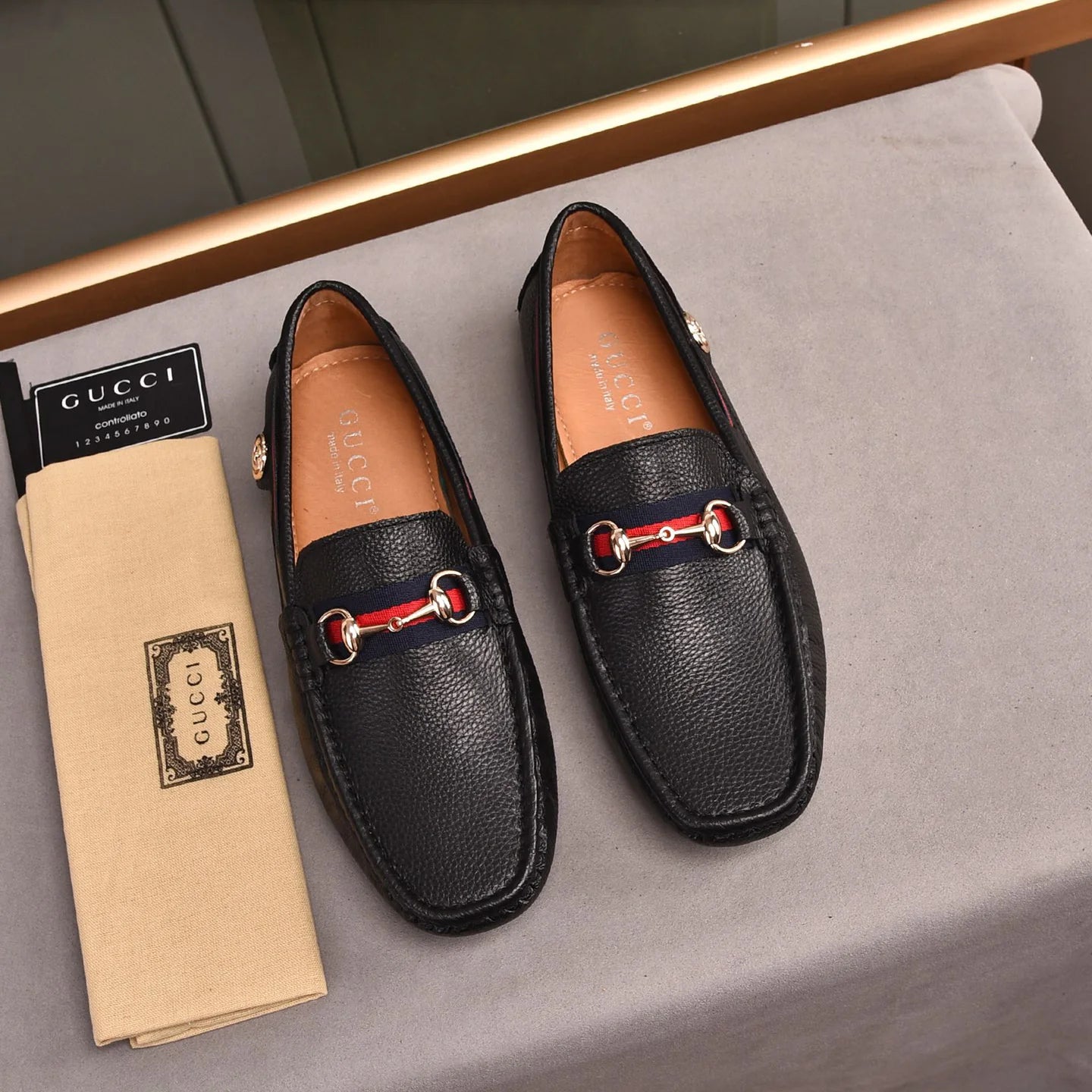 Luxury Old Flower Men's Loafers 1025060510