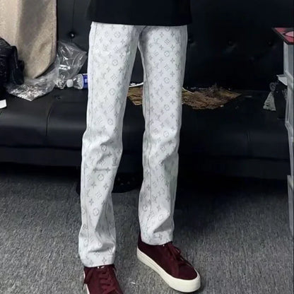 Unisex presbyopia casual loose leg pants 1024110819