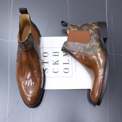 logo Classic Men's and Women's Luxury Chelsea Boots