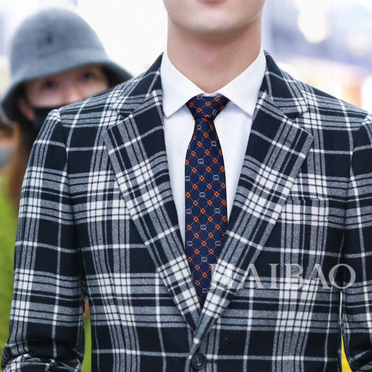 GG four-leaf clover tie 1824060504