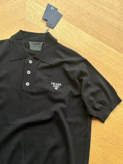 PR Knitted Embroidered Logo Polo 1825061801