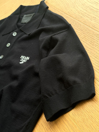 PR Knitted Embroidered Logo Polo 1825061801