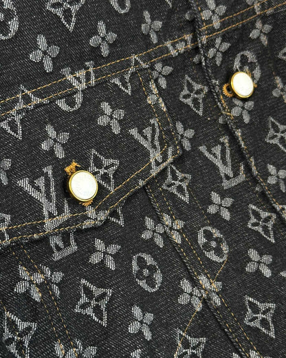V classic printed denim jacket 1825090904