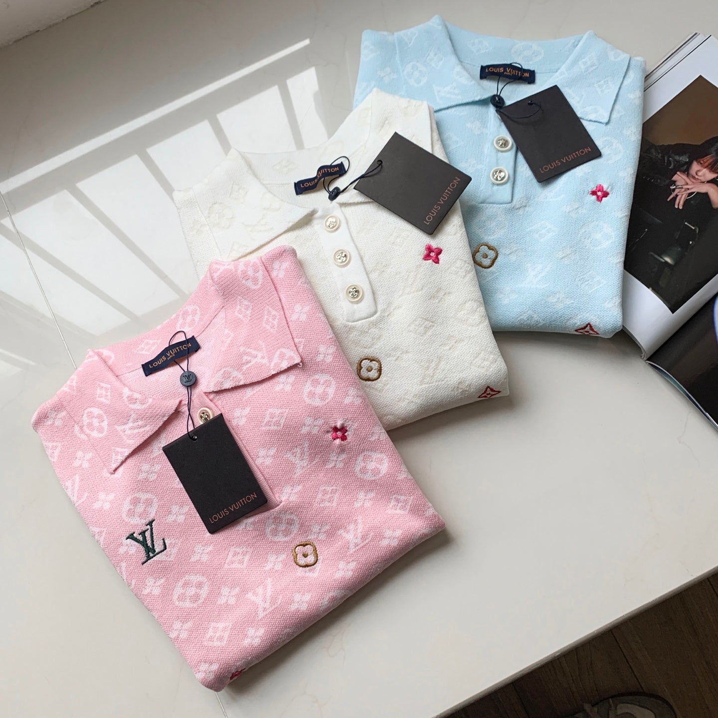 L knitted T-shirts 1825091701